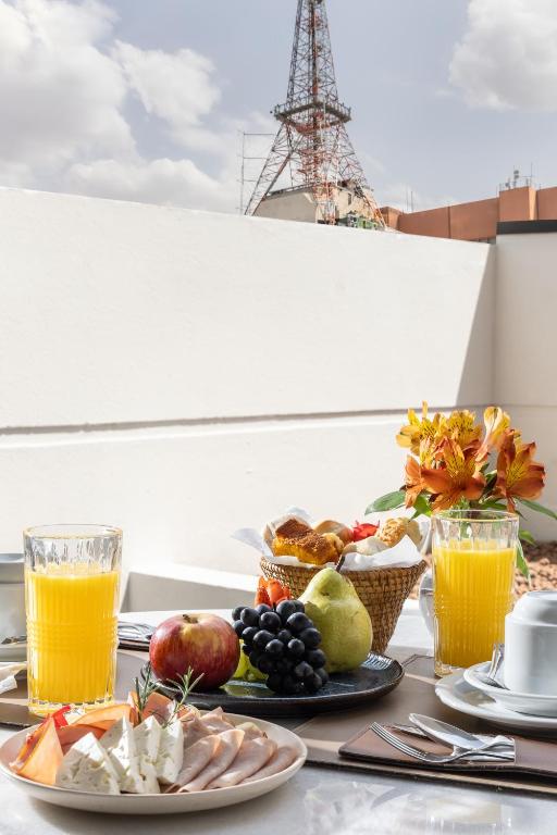 Café da manhã panorâmico